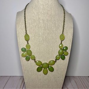 Green Gem Statement Necklace